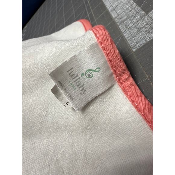 Lullaby Lane Pink Elephant Wash Cloth Terrycloth Security Blanket Lovey - Picture 4 of 4